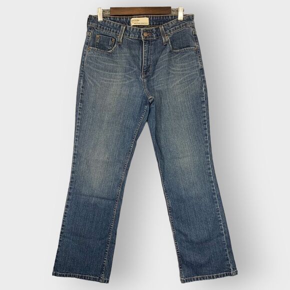 Levi Strauss Signature Bootcut Jeans Women 10 Short‎ Blue Mid-Rise Stretch - Picture 1 of 14